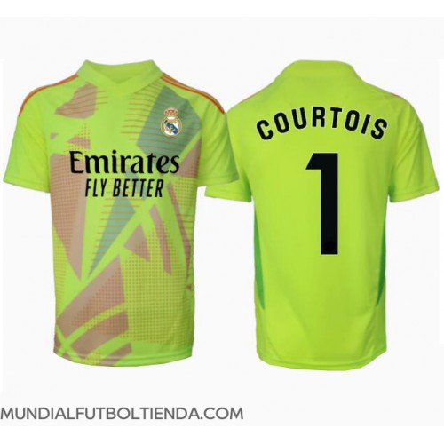Camiseta Real Madrid Thibaut Courtois #1 Portero Tercera Equipación Replica 2024-25 mangas cortas